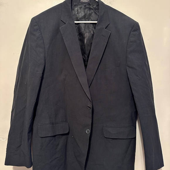 John Varvatos Star USA Pin Stripe 2 Button Blaze Men’s Size 46 Long - Picture 1 of 9